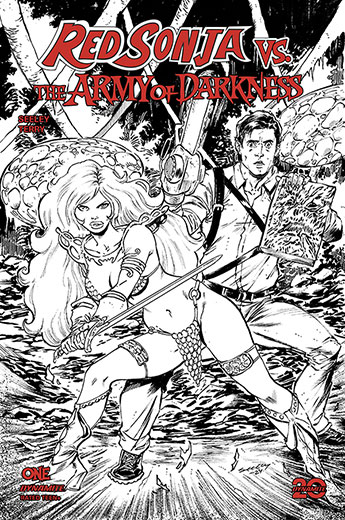 Red Sonja vs The Army of Darkness Issue #1 Variant