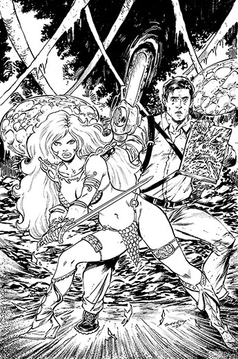 Red Sonja vs The Army of Darkness Issue #1 Variant