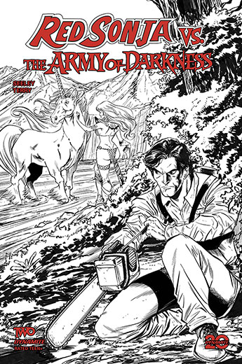 Red Sonja vs The Army of Darkness Issue #2 Variant