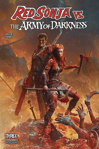 Red Sonja vs The Army of Darkness Issue #3 Variant