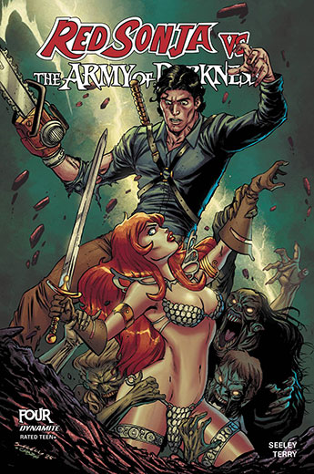 Red Sonja vs The Army of Darkness Issue #4 Variant