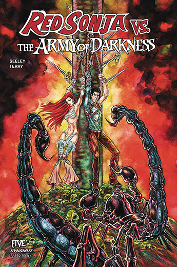 Red Sonja vs The Army of Darkness Issue #5 Variant