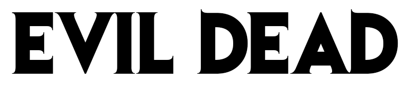 Evil Dead Truetype Font by Daniel Goulart